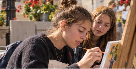 Montmartre painting experience